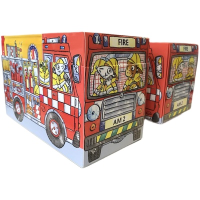 英文原版 神奇的机器 Amazing Machines Big Truckload of Fun 盒装14册 精装全彩图画书 消防车 飞机 火箭 交通工具科普绘本