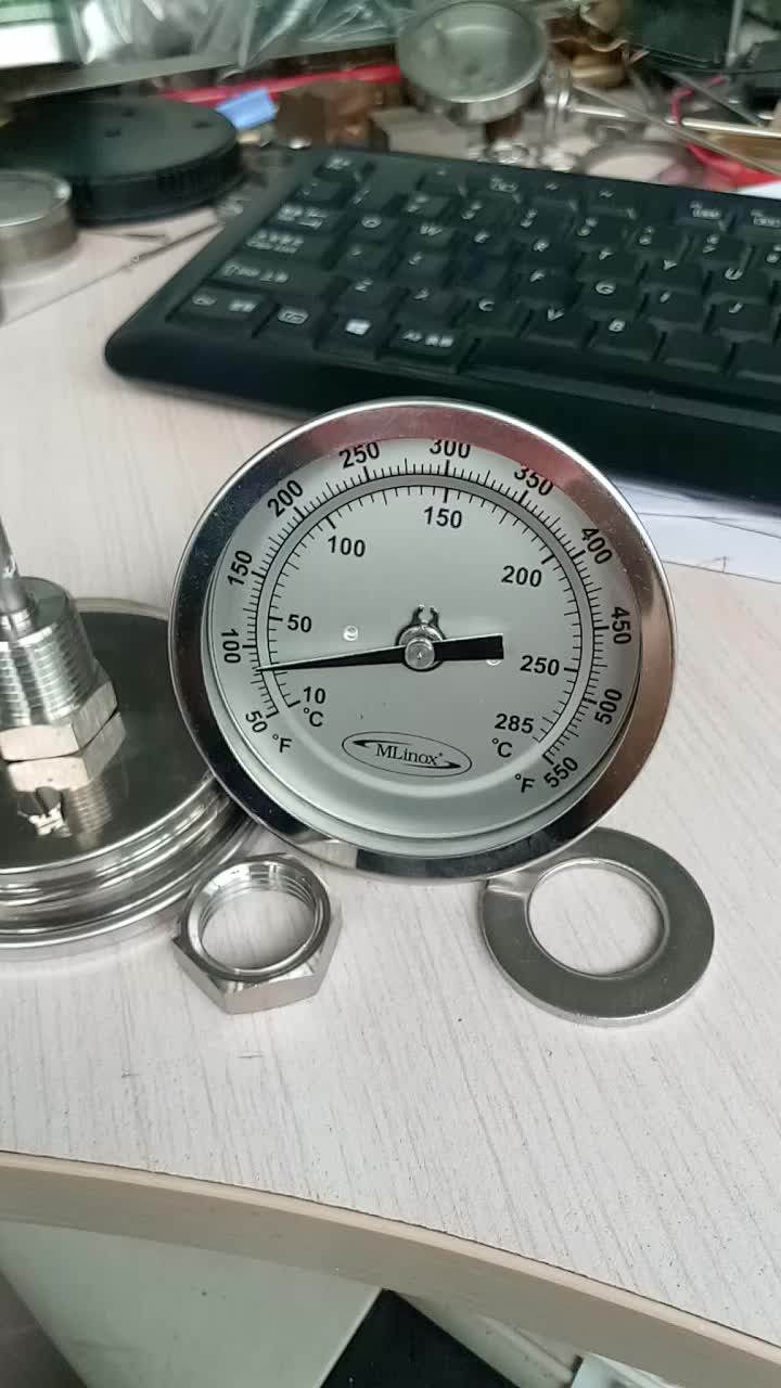 Wireless Bimetal Adjustable Smoker Bbq Grill Oven Thermometer