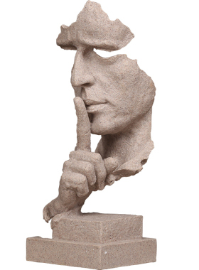 沉默是金抽象北欧风复古工艺品