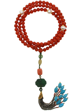 承李李原创设计风翡翠佛珠手链