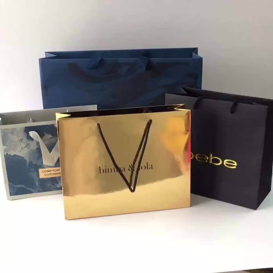 Luxury Cardboard Gold Shopping Gift Paper Bag Cosmetic Packaging Boutique  Bags With Handle - Buy Paper Bag Bag,Machine Paper Bag,Custom Paper Bag  Product On Alibaba.com
