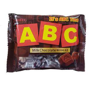 韩国进口乐天ABC巧克力字母方块巧克力72g  机智的医生生活 同款