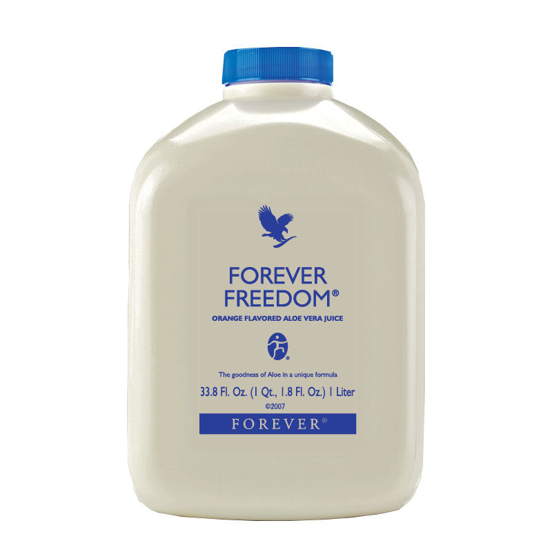 美国原装进口Forever Freedom 永恒芦荟汁凝胶汁香橙味 1000ml