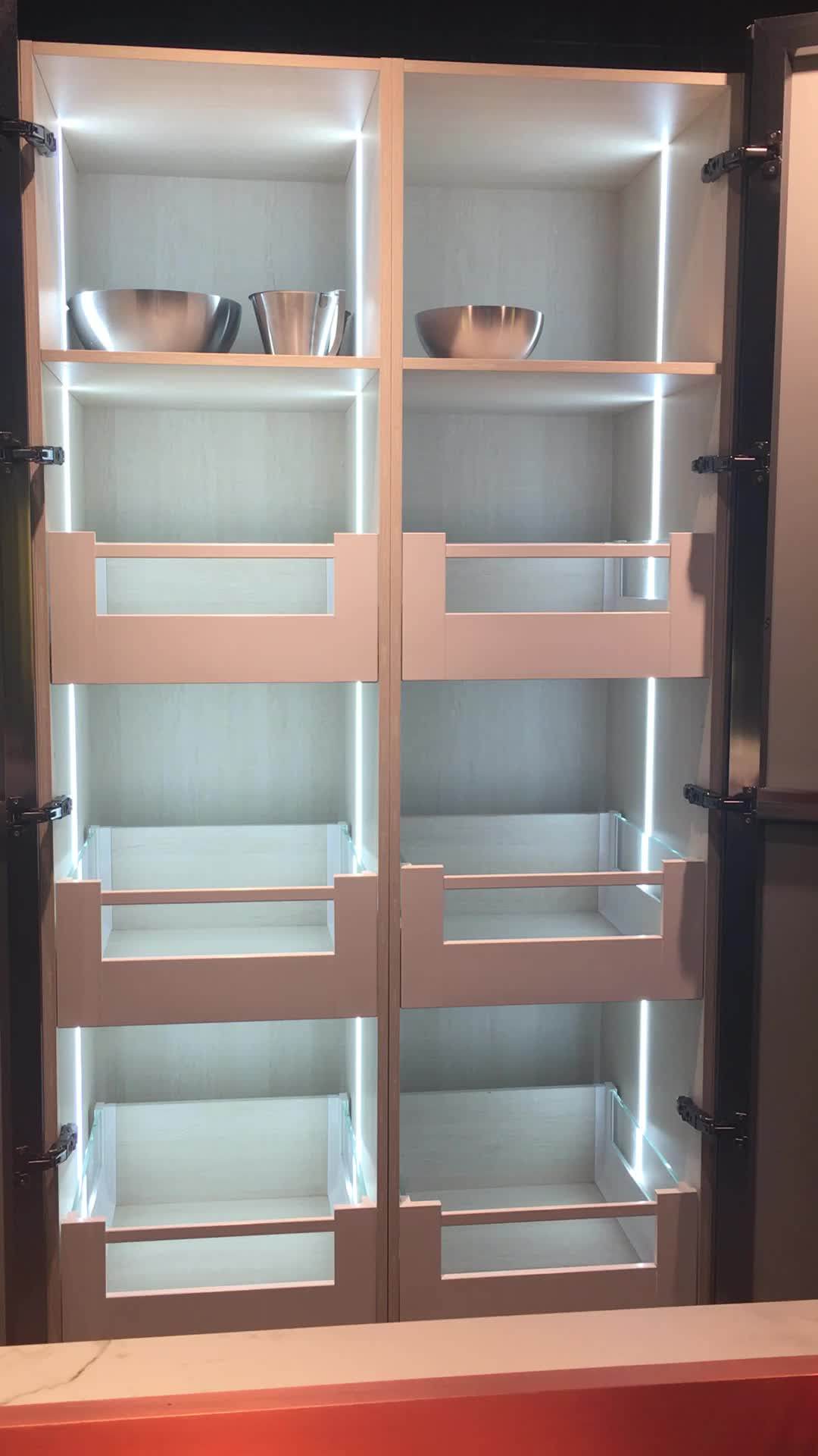 New Professional Best Sell Customized Ready Made White Lacquer Kitchen