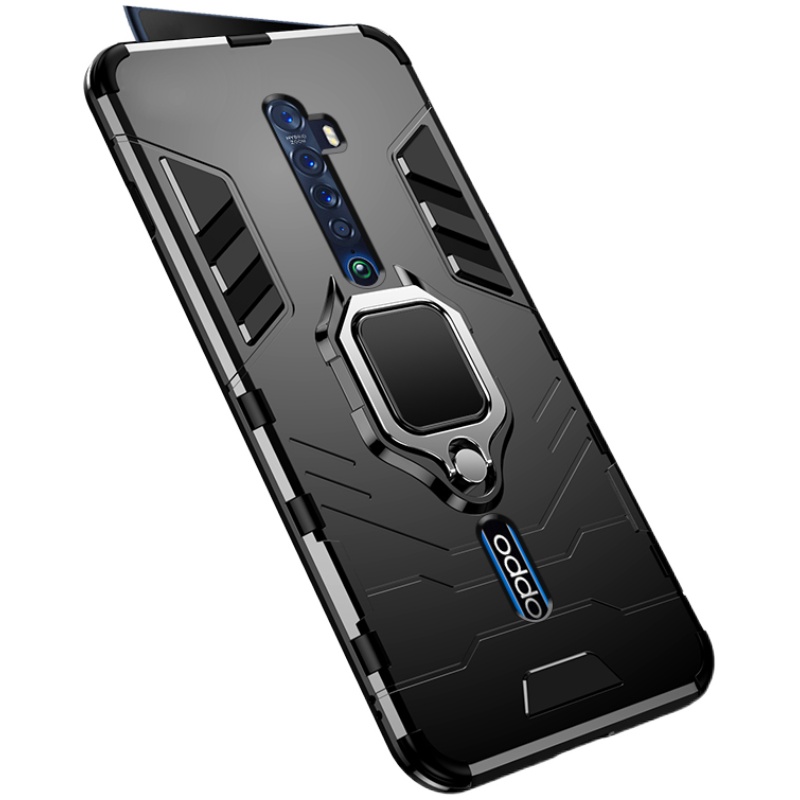 适用opporeno2手机壳oppo Reno2保护硅胶套reno2Z全包PCKM00气囊防摔磨砂软硬壳男opopr女新款网红磁吸带支架
