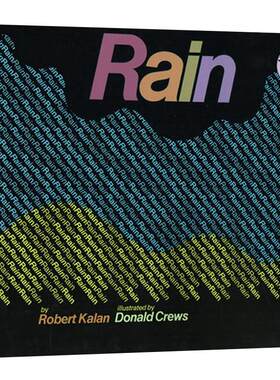 英文原版绘本 Rain 雨 名家 Donald Crews 创意儿童绘本 少儿启蒙科普 Robert Kalan 张湘君推荐 图画书
