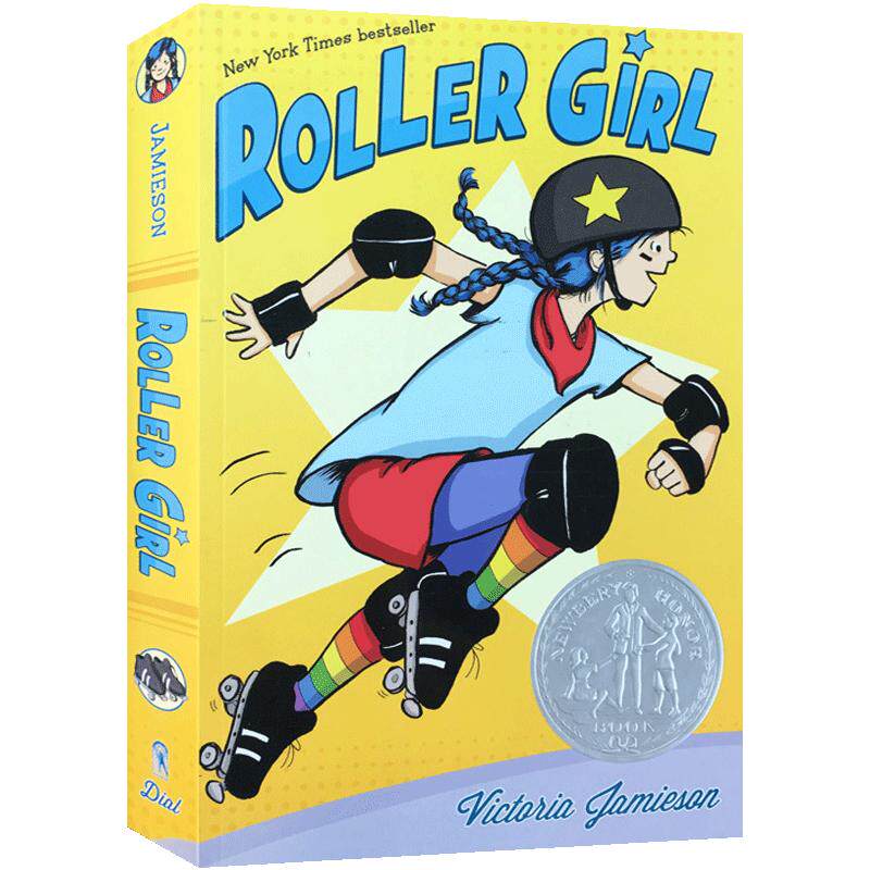 预售英文原版Roller Girl轮滑女孩全彩漫画小说2016年纽伯瑞获奖作品假期读物推荐英语阅读漫画故事小学初中课外读物正版进口书籍