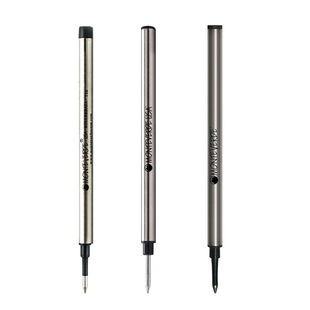 美国进口Monteverde笔芯 通用萧伯纳宝珠签字笔黑蓝色F/M尖 2支装