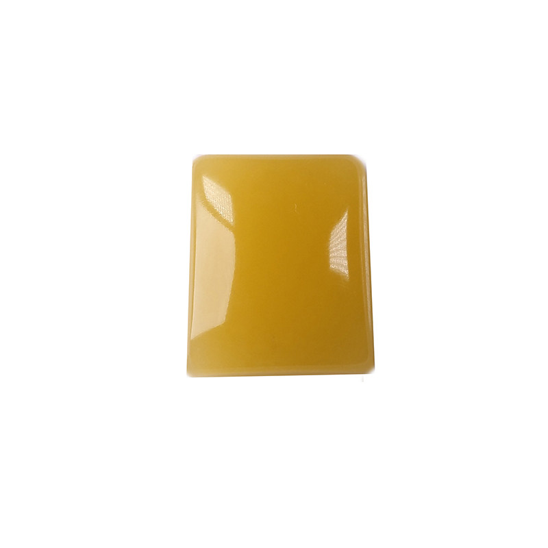 CdVJ22方形天然琥珀蜜蜡戒