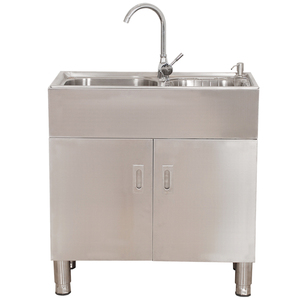 索鹰厨房不锈钢水槽柜洗菜盆一体柜水池阳台柜洗菜柜洗碗池带橱柜