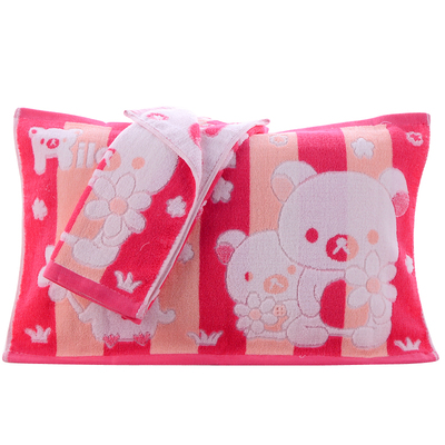 枕巾纯棉正品柔软吸汗卡通儿童