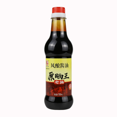 安徽望江特产风酿酱油原500ml2瓶