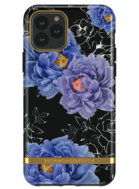 RichmondFinch适用牡丹iphone11pro手机壳rf花朵苹果复古女紫色