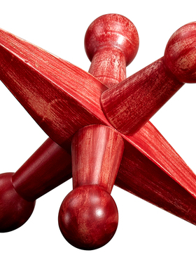 几何实木摆件北欧卧室装饰品立体