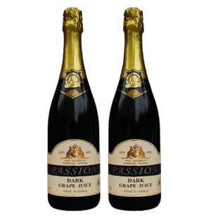 澳大利亚芭翠提纯黑葡萄汁汽泡型无醇纯金白无酒精起泡酒750mlX2