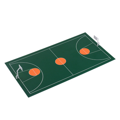 怡迪美篮球场硬质多比例建筑模型