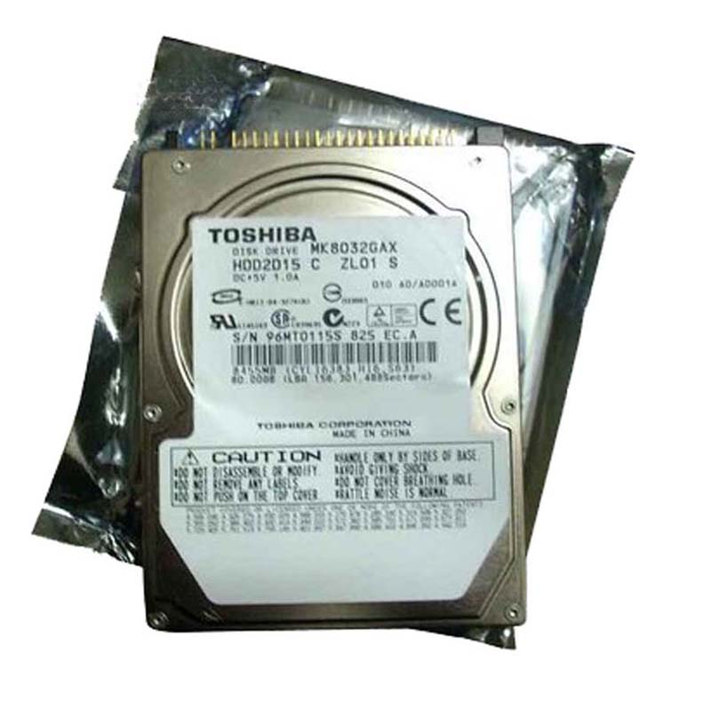 并口5400东芝IDE 80G 笔记本硬盘2.5寸车载设备复印机机器工业盘