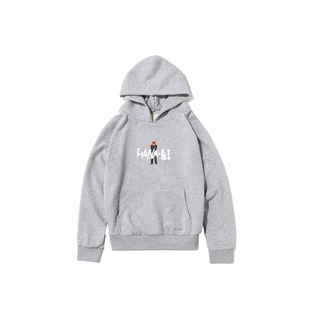 奇小爱原创设计 北野武电影花火主题连帽卫衣灰色款帽衫