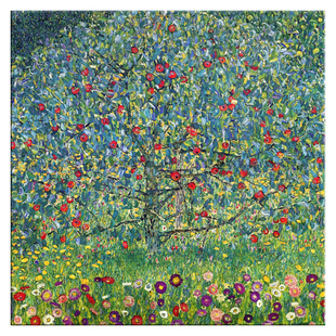 苹果树 克里姆特欧式复古小众艺术装饰画美式客厅书房客厅挂画