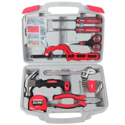 万克宝W1117家用工具箱套装 物业木工手动维修五金工具组套 巨星