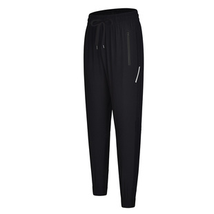 夏季薄款运动裤女宽松束脚健身房训练跑步速干瑜伽裤高腰休闲长裤