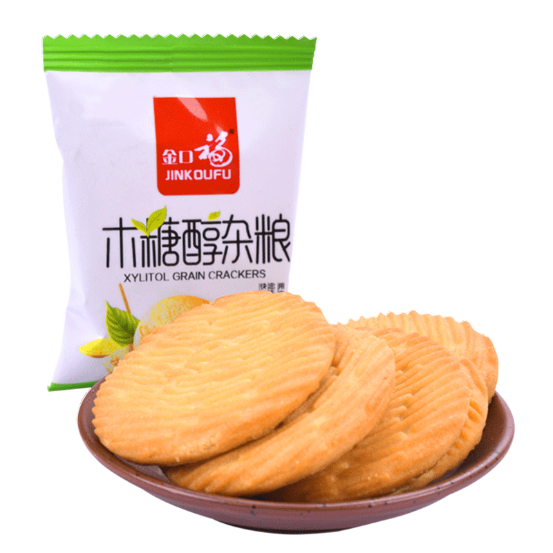 木糖醇杂粮饼干5斤散装早餐批整箱代糖无加蔗糖食品营养人胃