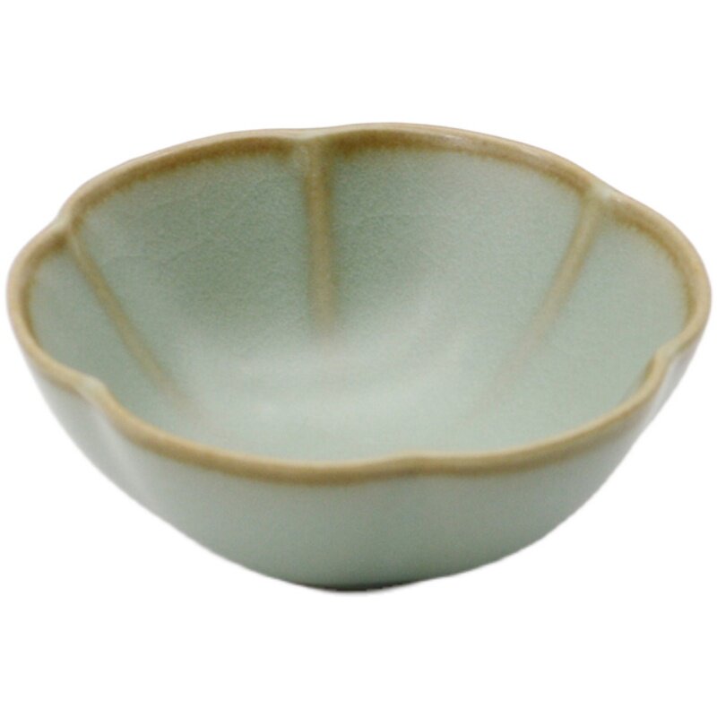 陶作坊怀汝葵花杯茶杯主人杯品茗杯乳窑粉青中式茶具宋韵送礼