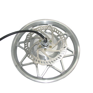 折叠车代驾车助力电动车电机12寸14寸一体轮前驱动后驱动控制无刷