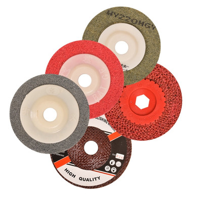 100纤维轮红麻轮飞翼轮干抛片pva砥石不锈钢拉丝轮角磨机抛光轮