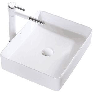 简欧风超薄台上洗脸盆方形卫生间洗手盆洗面盆艺术陶瓷盆小号单盆