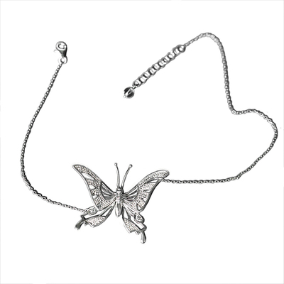 九九倾城上觉纯银项链文艺森系