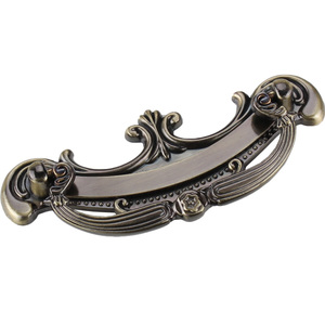 欧式仿古复古吊坠形大抽屉拉手橱柜衣柜门把手中式家具柜子小拉手