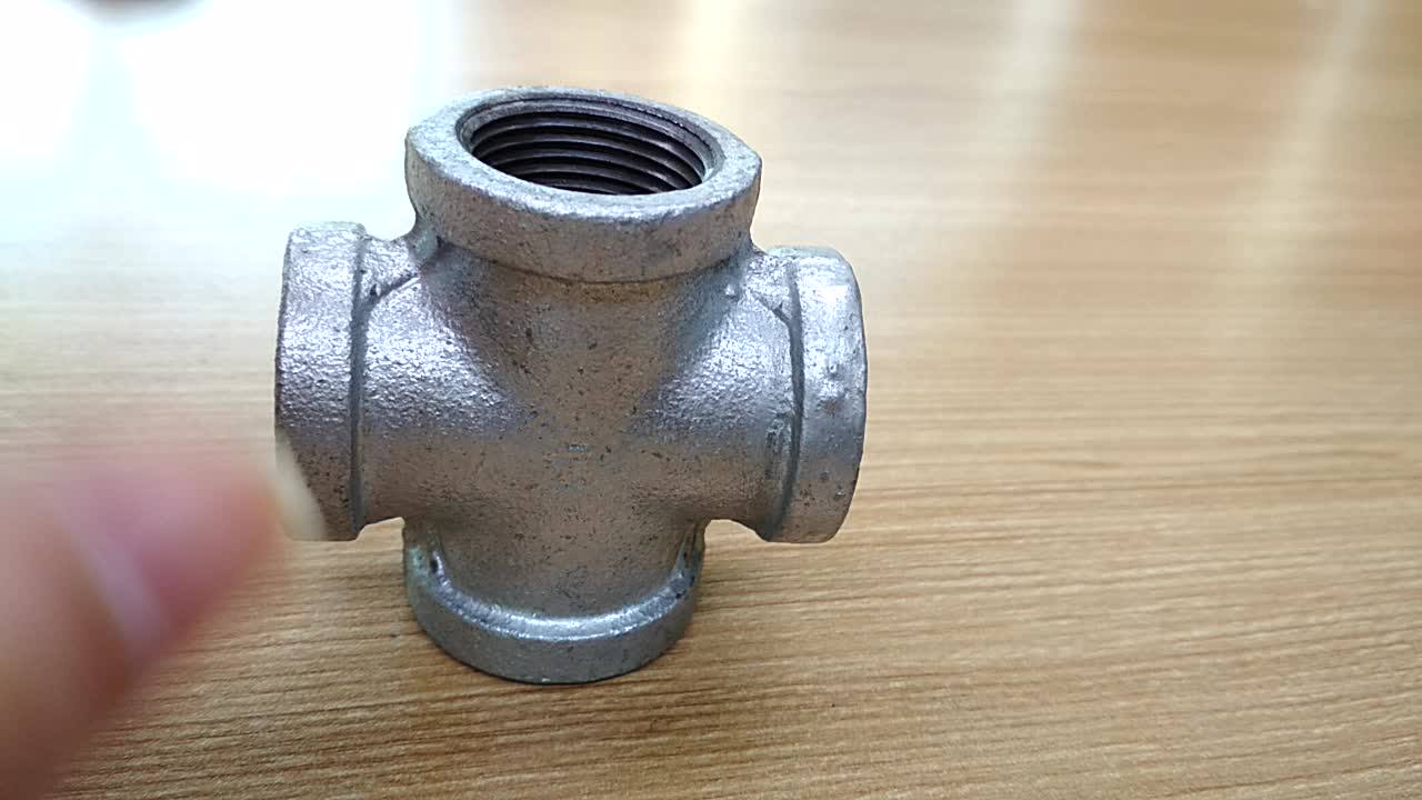 Water Pipe Fitting Black Cross Malleable Iron Pipe Fittings Buy Black