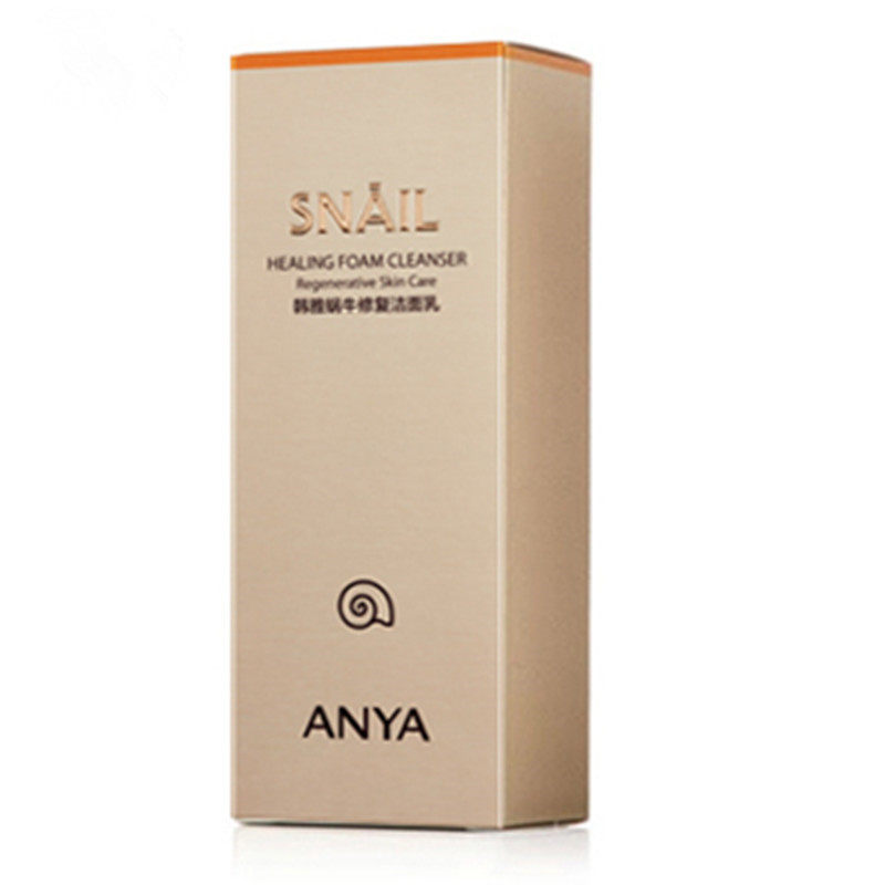 ANYA/韩雅蜗牛精华修复洁面乳 温和深清洁补水淡印控油洗面奶男女