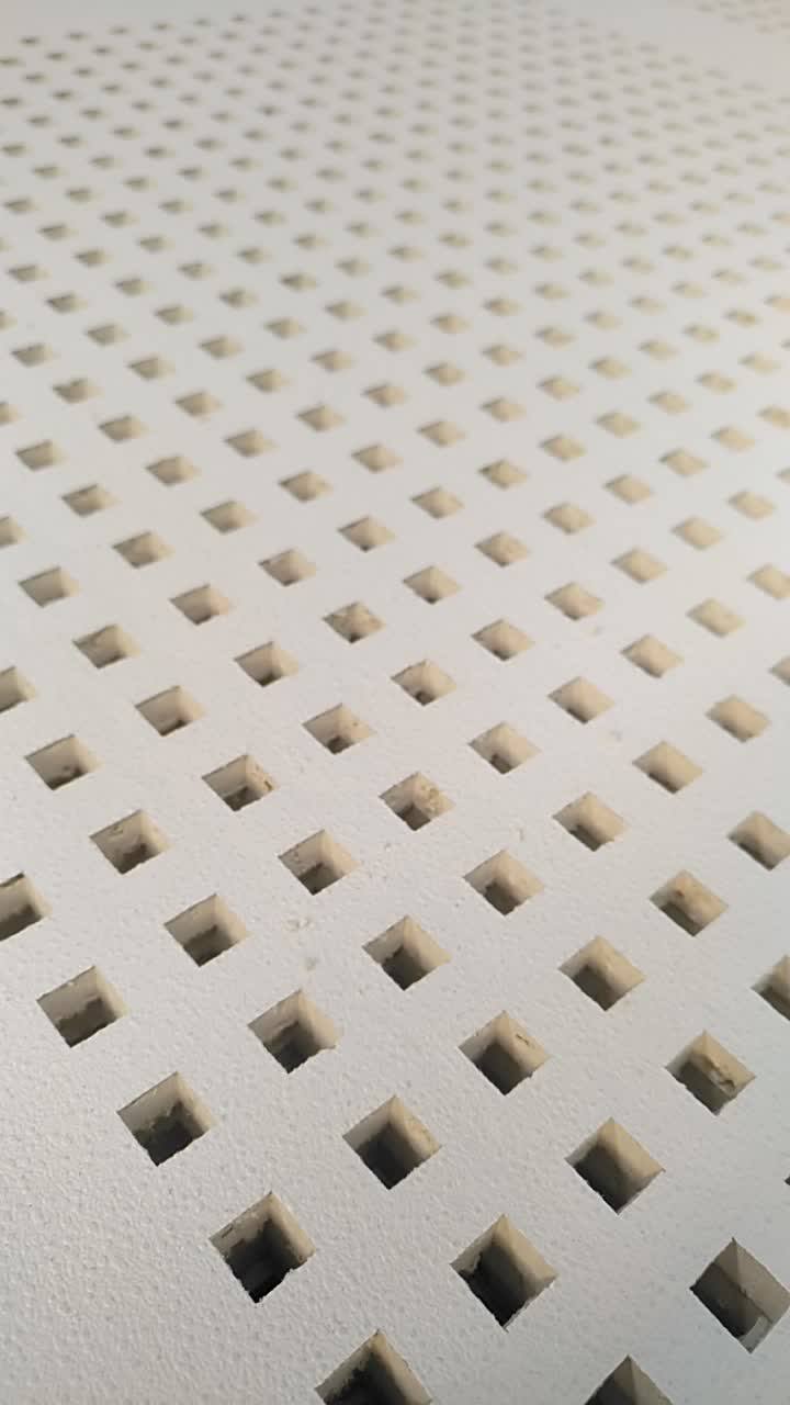 Perforated Suspended Metal Ceiling Tiles Aluminum False Ceiling