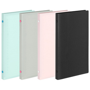 Maruman puo满乐文柔软彩壳收纳活页夹笔记本slimA5