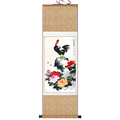 延年家居装饰客厅玄关新品双鹤图