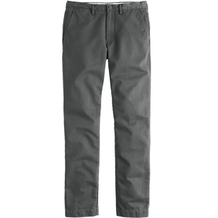 J.crew经典770 Broken-in修身小直筒锥形休闲裤斜纹卡其裤男JCREW