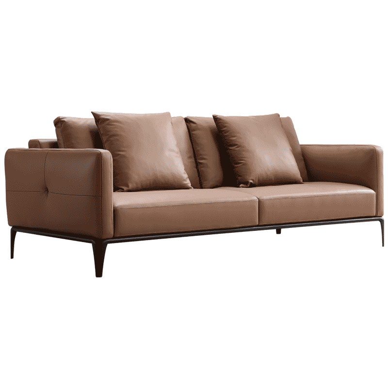 如恩进口头层真皮三人位意式极沙发口碑评测啥样?老铁诉说使用全过程