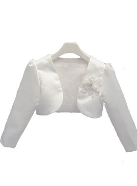 婚纱公主裙白色短款礼服小披风