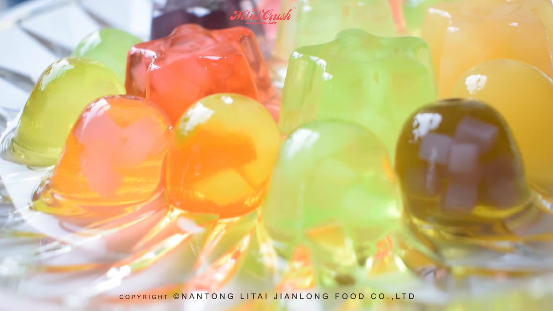 Honey Candy Halal Snacks Assorted Mini Fruit Jelly In Plastic Bags