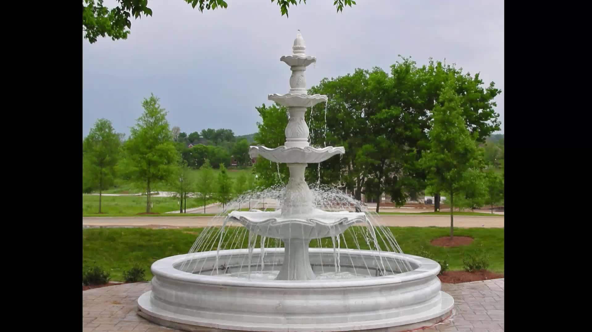 Italian Style Natural Stone Garden Antique Stone Fountain ...