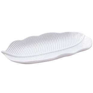 纯白陶瓷不规则凉菜盘家用创意日式碟子寿司肠粉盘奇形怪状的盘子