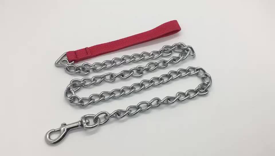 Pet Products Metal Chain With Dog Harness Twisted Animal Dog Chain