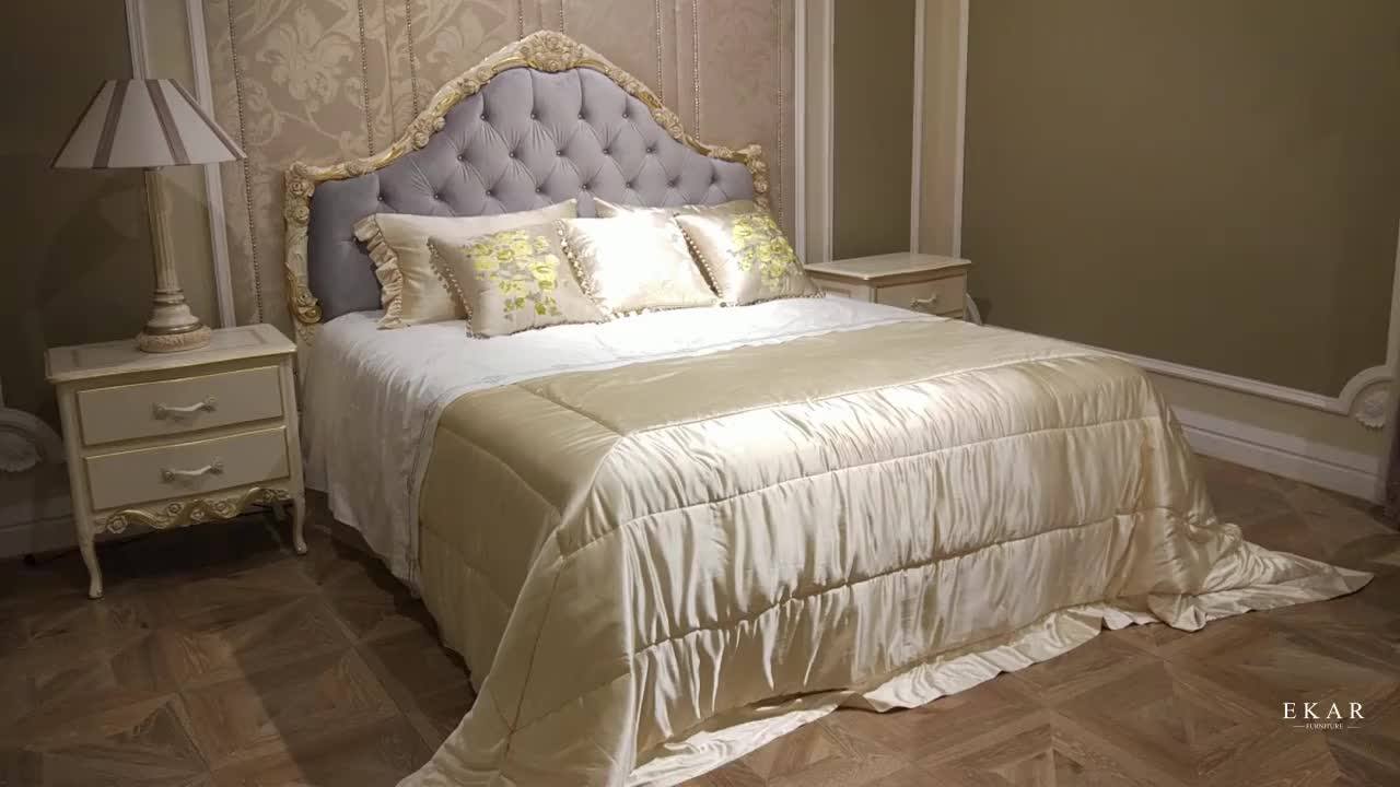 New Style King Size Bedroom Furniture Purple Luxury Italian Bed Buy