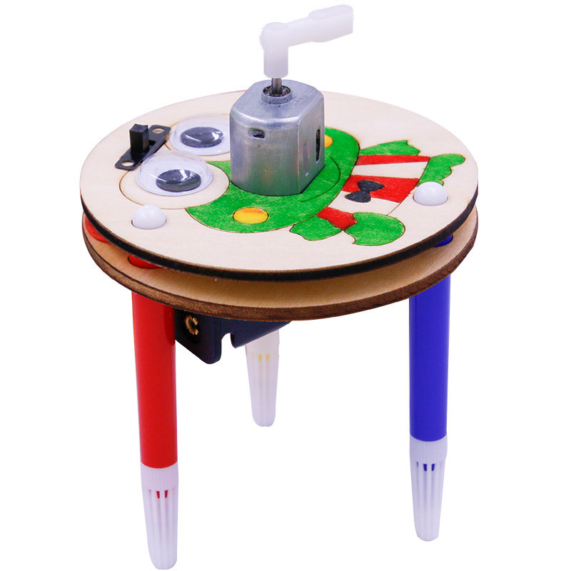 自制涂鸦机器人科技小制作diy幼儿园教具学生科学区材料儿童手工