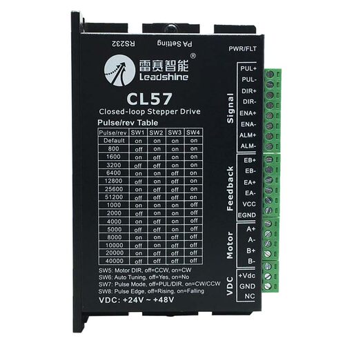 雷赛闭环驱动器CL57 57CME闭环电机替代HBS57S N95口罩机用减速机
