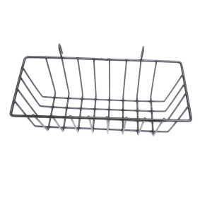 包邮挂篮货架网片挂架白黑浸塑包胶挂篮网格超市家用收纳篮置物篮