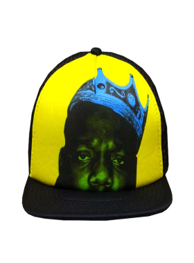 经典BIG人物元素说唱头像biggie嘻哈帽东海岸Rapper hiphop货车帽