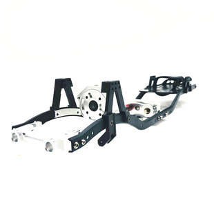 SCX10骈驰牧马人金属车架CNC攀爬车前置波箱正反传分动箱免切车壳